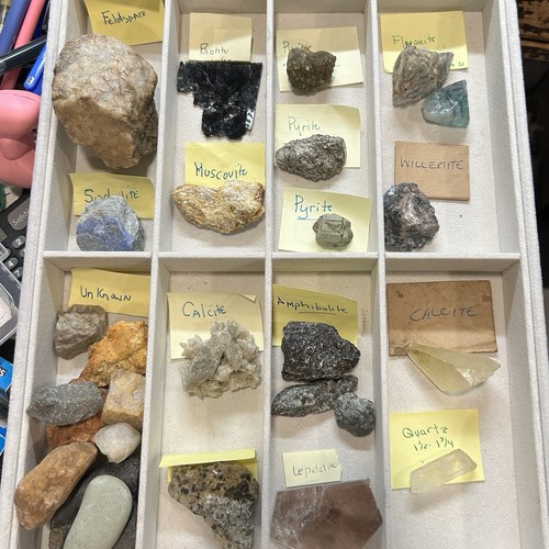Mixed rock mineral specimen - mixed,