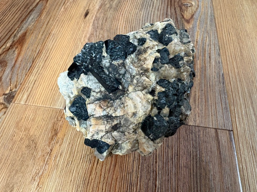 Black tourmaline feldspar - tourmaline,